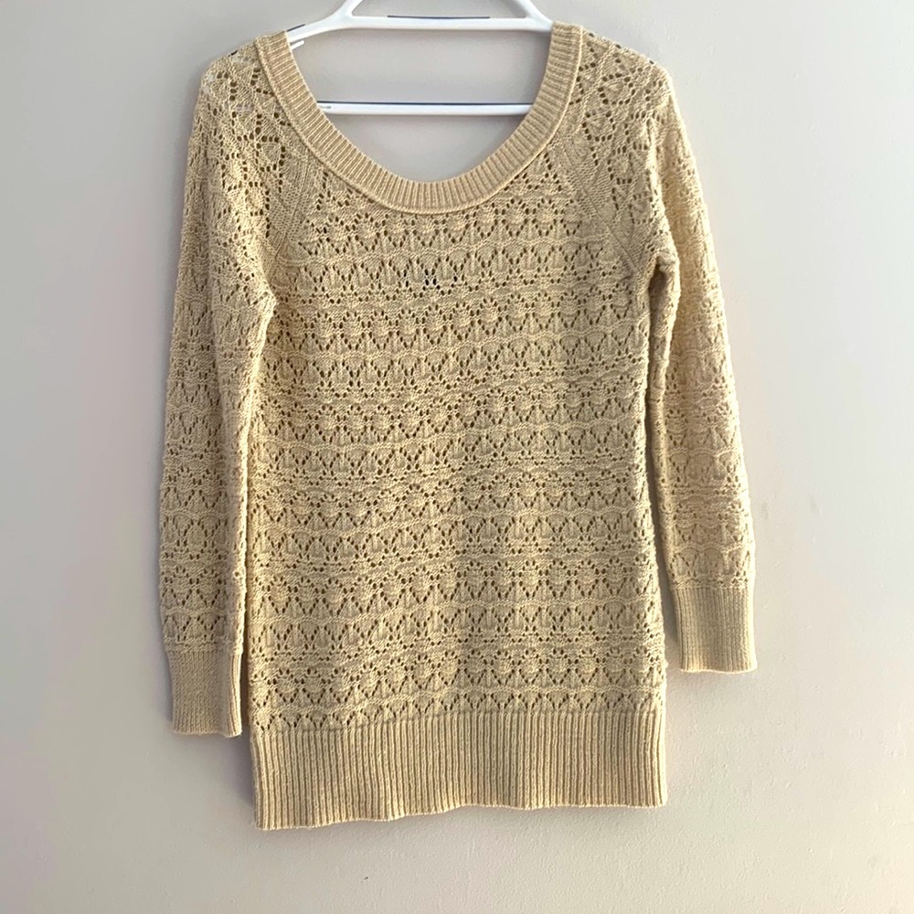American eagle oversized knit sweater off shoulder